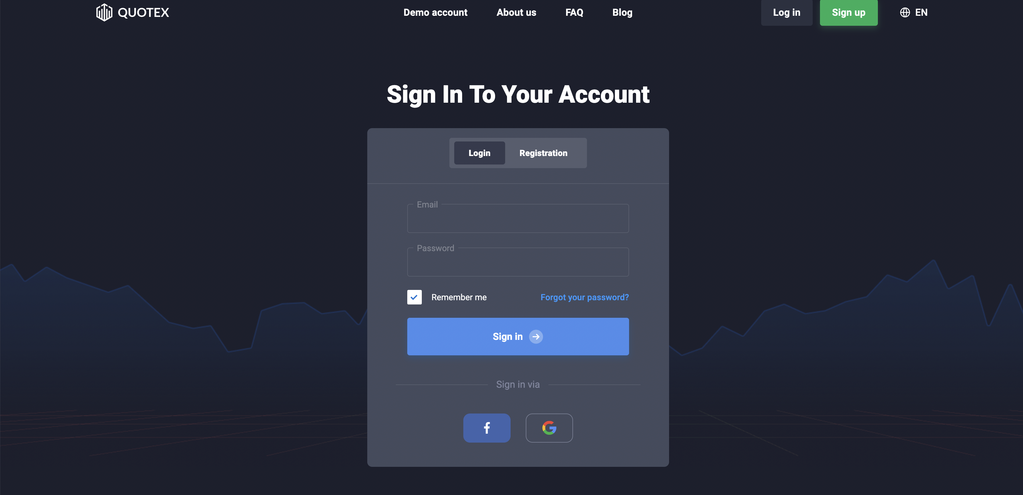 Login Form Screenshot